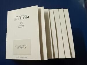 DR. BARBARA STURM HYALURONIC SERUM ampules x7, $145 Ret, sealed, Read Details